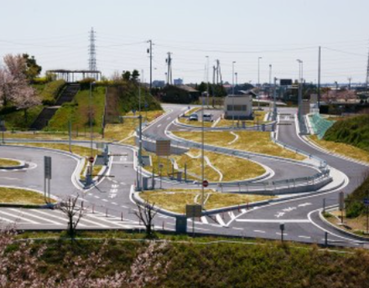 東名遠州豊田スマートIC工事の様子